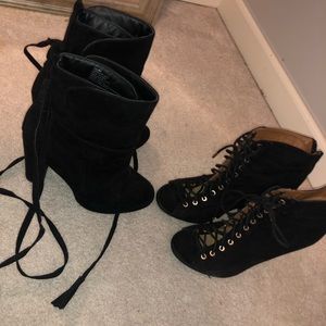 Black booties